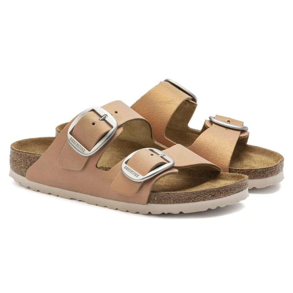 Birkenstock Arizona Big Buckle Leather Washed Metallic Copper Size 39 - Picture 2 of 12